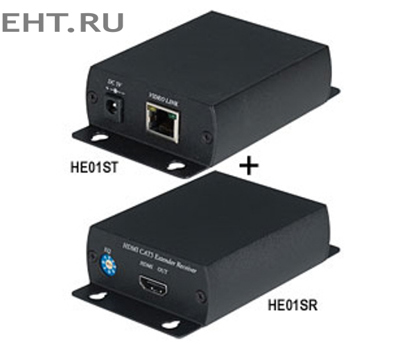 HE01S: Комплект приемопередатчиков HDMI