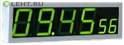 Часы цифровые офисные "Пояс-6" (зелёное свечение)