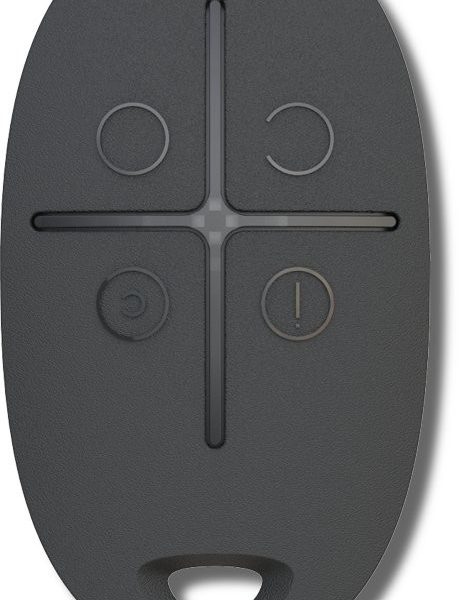 Ajax SpaceControl (black): Брелок 4-х кнопочный с обратной связью
