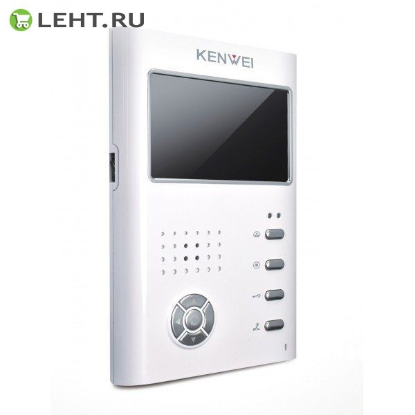 KW-E430C (белый): Монитор видеодомофона цветной