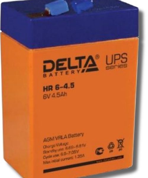 Delta HR 6-4.5: Аккумулятор герметичный свинцово-кислотный