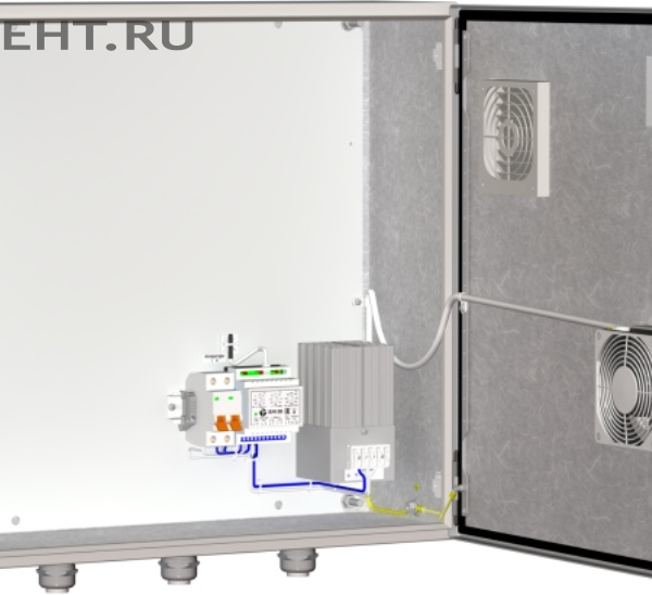 ТШ-1В: Шкаф монтажный с обогревом и вентиляцией