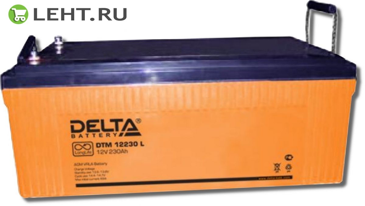 Delta DTM 12230 L: Аккумулятор герметичный свинцово-кислотный
