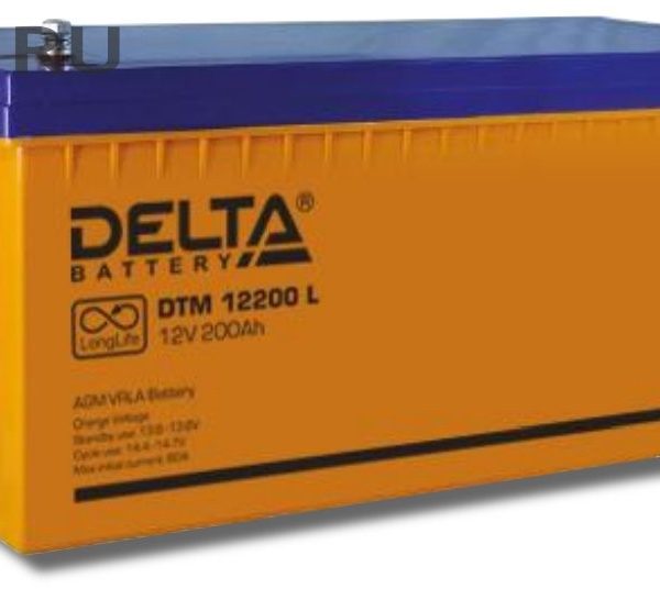 Delta DTM 12200 L: Аккумулятор герметичный свинцово-кислотный