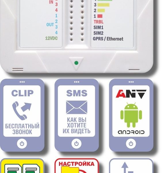 NV 292: Устройство оконечное объектовое приемно-контрольное c GSM коммуникатором