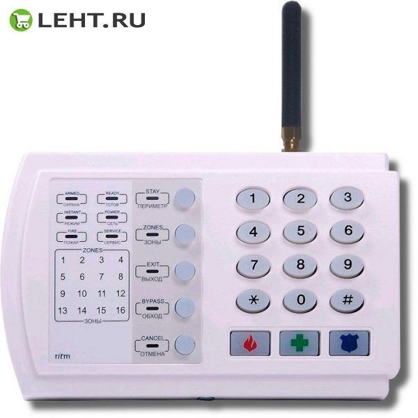 Контакт GSM-9N с внешней антенной (Контакт GSM-9 (версия 2)): Прибор приемно-контрольный с контроллером TM