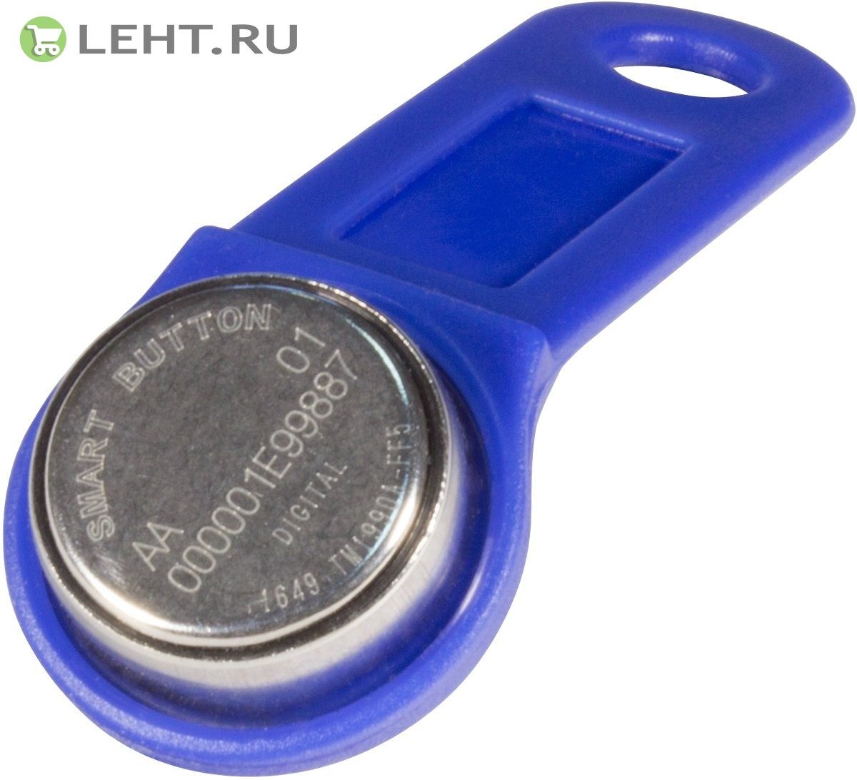 Ключ SB 1990 A TouchMemory (синий): Ключ электронный Touch Memory с держателем