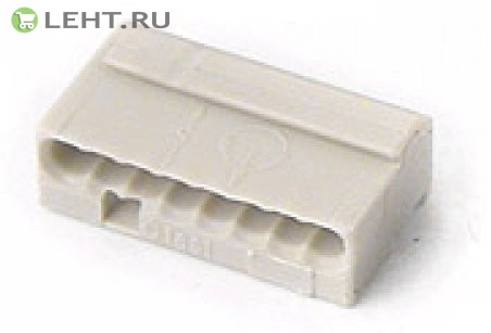 WAGO 243-308 Клемма MICRO 8-проводная светло-серая: Клемма для распределительных коробок