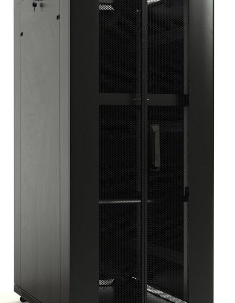 TTB-4768-DD-RAL9004: Шкаф напольный 19-дюймовый, 47U