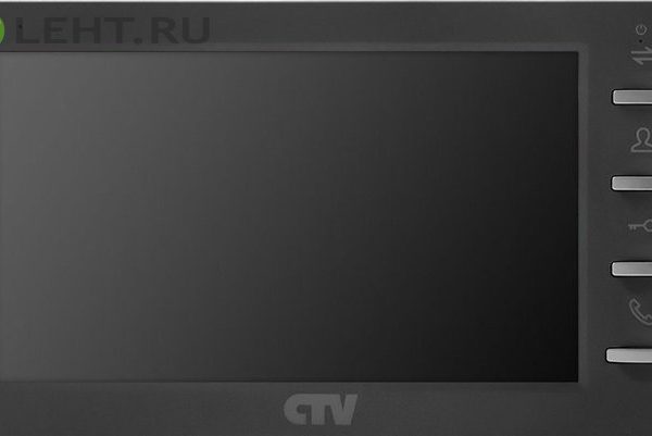 CTV-M4700AHD (цвет черный): Монитор домофона цветной с функцией «свободные руки»