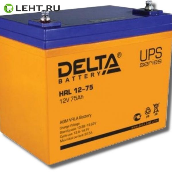 Delta HRL 12-75 X: Аккумулятор герметичный свинцово-кислотный