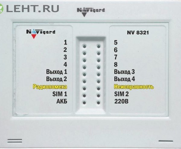 NV 8321: GSM сигнализация радиоканальная