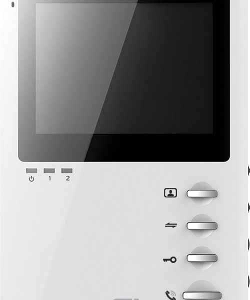 CTV-M1400M (цвет белый): Монитор домофона цветной с функцией «свободные руки»