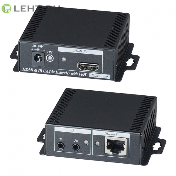 HE02EIP: Удлинитель HDMI, ИК-сигнала, питания