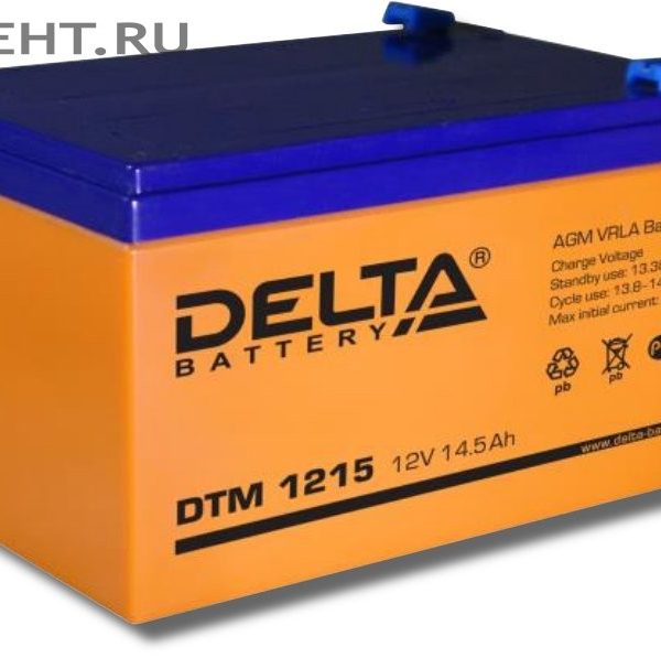 Delta DTM 1215: Аккумулятор герметичный свинцово-кислотный