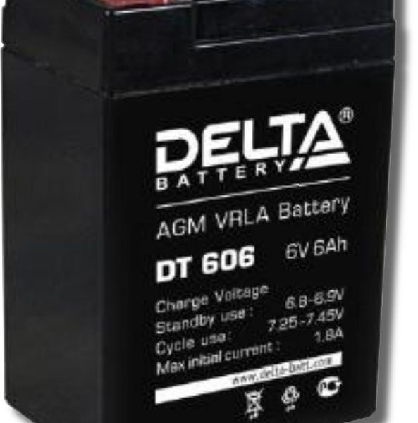 Delta DT 606: Аккумулятор герметичный свинцово-кислотный