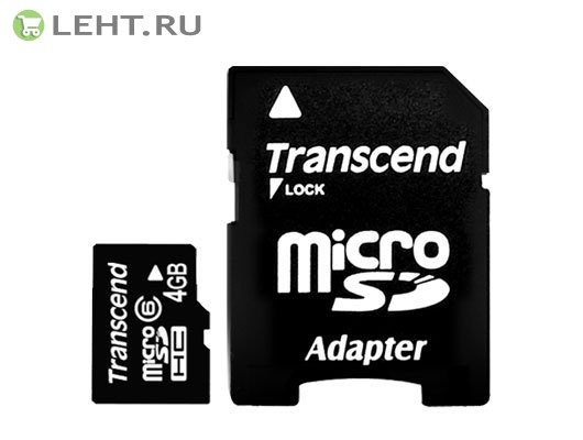 TS32GUSDHC10: Карта памяти microSDHC, 32 ГБ, Class 10