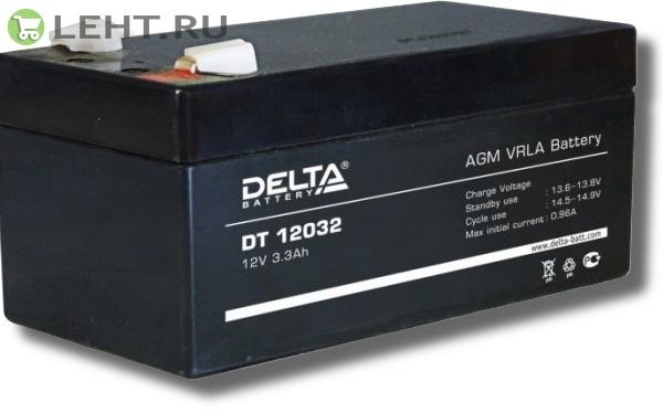 Delta DT 12032: Аккумулятор герметичный свинцово-кислотный