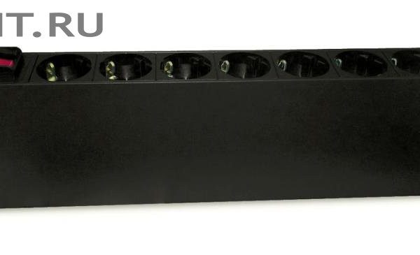 SHT19-8SH-S-IEC: Блок розеток для 19" шкафов