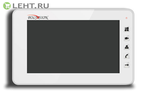 PVD-7S v.7.3 white: Монитор домофона цветной с функцией «свободные руки»