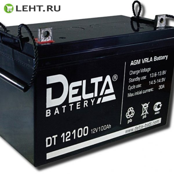 Delta DT 12100: Аккумулятор герметичный свинцово-кислотный