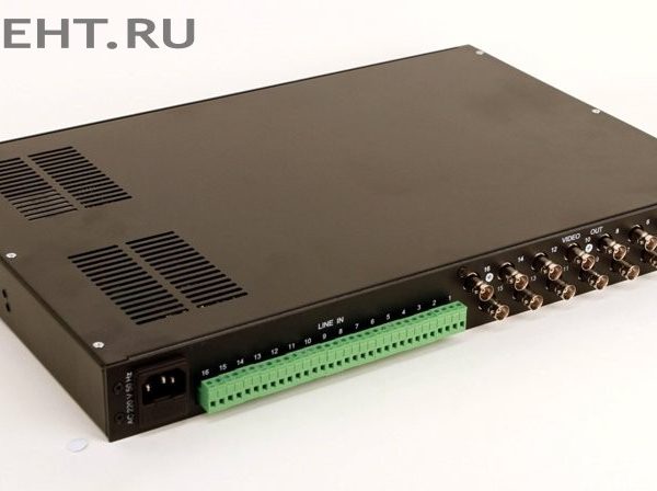 AVT-16RX764I: 16-канальный активный блок приема для 19" стойки