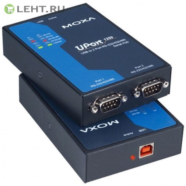 UPort 1250: Преобразователь интерфейсов USB в RS-232/422/485