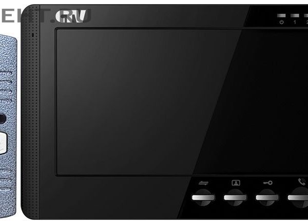 CTV-DP1700M (цвет черный): Комплект видеодомофона