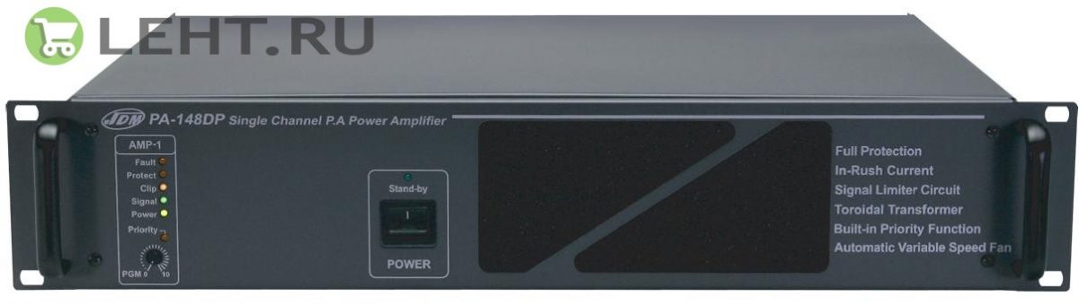 PA-424DP: Усилитель мощности 4-х канальный 4х240 Вт, 100 В