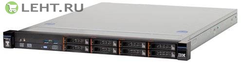 Сервер IBM ExpSell x3250 M5,Xeon 4C E3-1271v3 3.6GHz/1x8GB/OB HS 2.5inSAS/SATA/460W Rack (5458ELG)