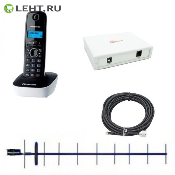 DECT-телефон на дачу с сим-картой и GSM-антенной