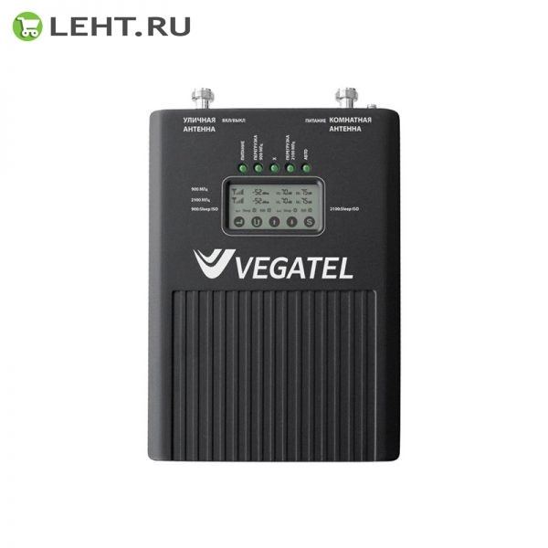 +3G Vegatel VT3-900E/3G (75 дБ, 320 мВт): Репитер GSM