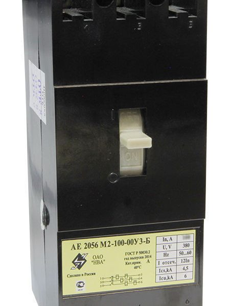 Автоматический выключатель АЕ 2056М2-100 16 А