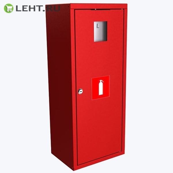 Шкаф для огнетушителей ШПО-102 Закрытый (Красный)