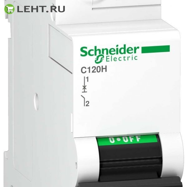Выключатель автоматический C120H 1п 100A C 15кА Schneider Electric