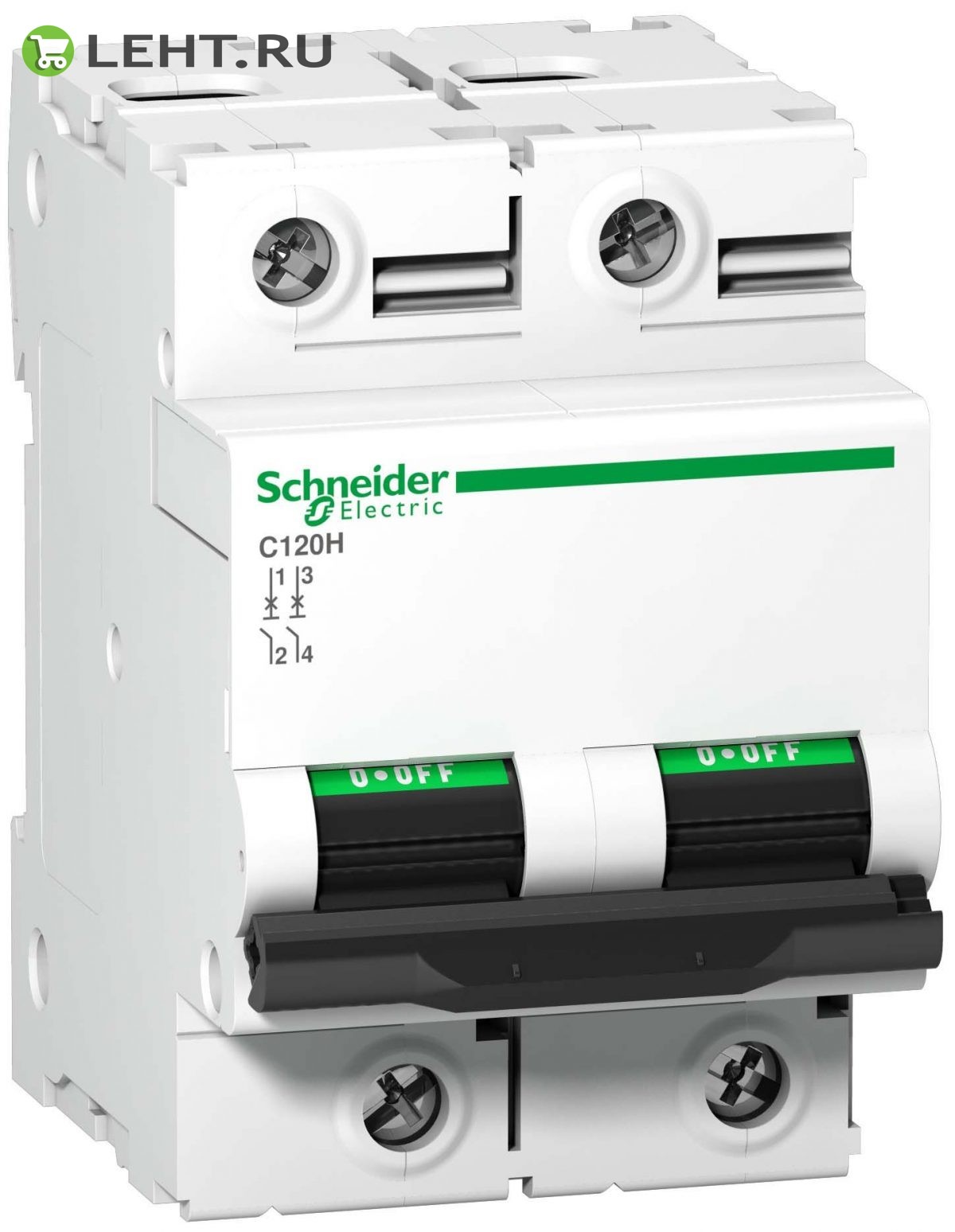 Выключатель автоматический C120H 2п 125A D 15кА Schneider Electric
