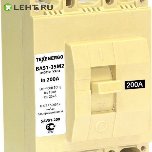 Выключатель автоматический ВА51-35М2-340010 200 А