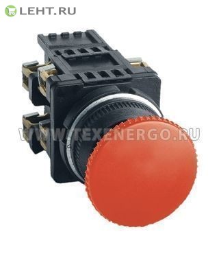 Выключатель кнопочный КЕ 022/1 красный 4з