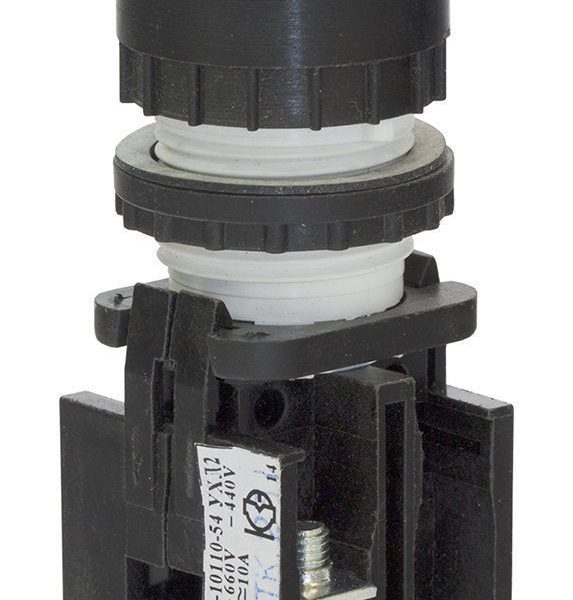 Выключатель кнопочный ВК-43-21 10110 1з черн.