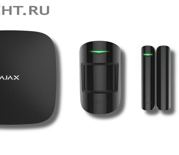 Ajax StarterKit Plus (black): Комплект радиоканальной охранной сигнализации