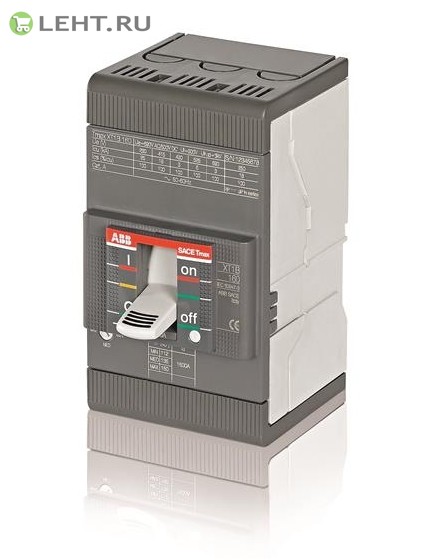 XT1N 160 TMD 125-1250 3p F F: Выключатель автоматический