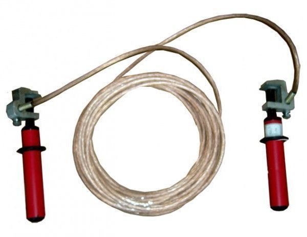 Заземление для пожарных машин ЗПМ-1 (машинное) S=16 мм, L= 20м