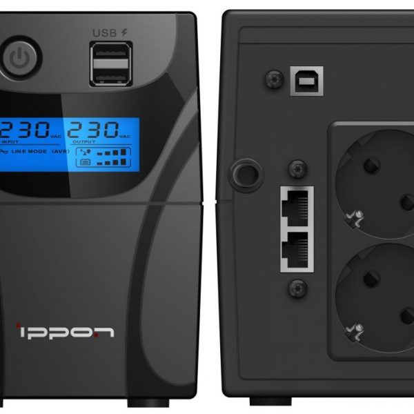Ippon Back Power Pro II 850 Euro (1005575): Источник бесперебойного питания