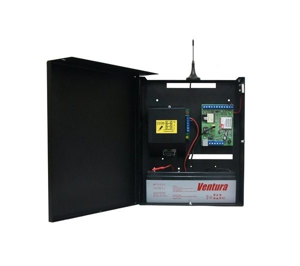 S400-2GSM-BK24-B "Нано" (под АКБ 2,3А/ч, цвет черный): Устройство оконечное объектовое приемно-контрольное c GSM коммуникатором