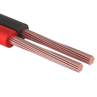 ШВПМ 2х0,25 мм², красно-черный (01-6101-3): Шнур соединительный для видео/аудиосистем