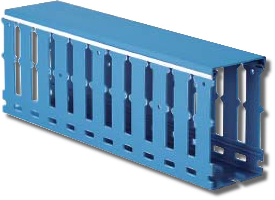 Короб перфорированный, синий RL12 60x60 (00288RL): Короб перфорированный