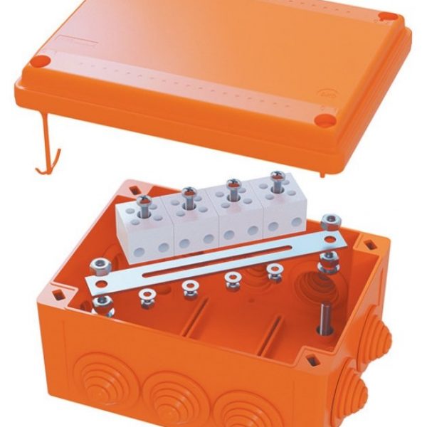 Коробка FS 100х100х50 5P (FSB10506): Коробка ответвительная огнестойкая из термопласта