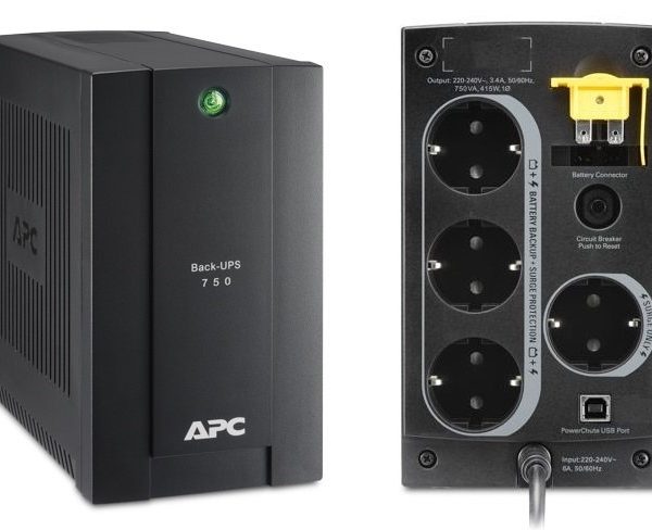 BC750-RS APC Back-UPS 750 ВА: Источник бесперебойного питания