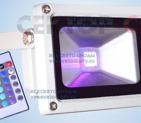 EPISTAR 10W 800Lm Светодиодный RGB прожектор