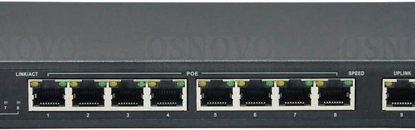 SW-20900(Без БП): Коммутатор 9-портовый Fast Ethernet с РоЕ